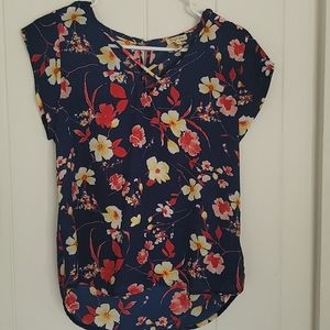 Floral classy blouse